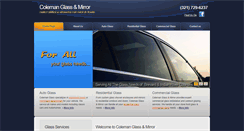 Desktop Screenshot of colemanglass.com